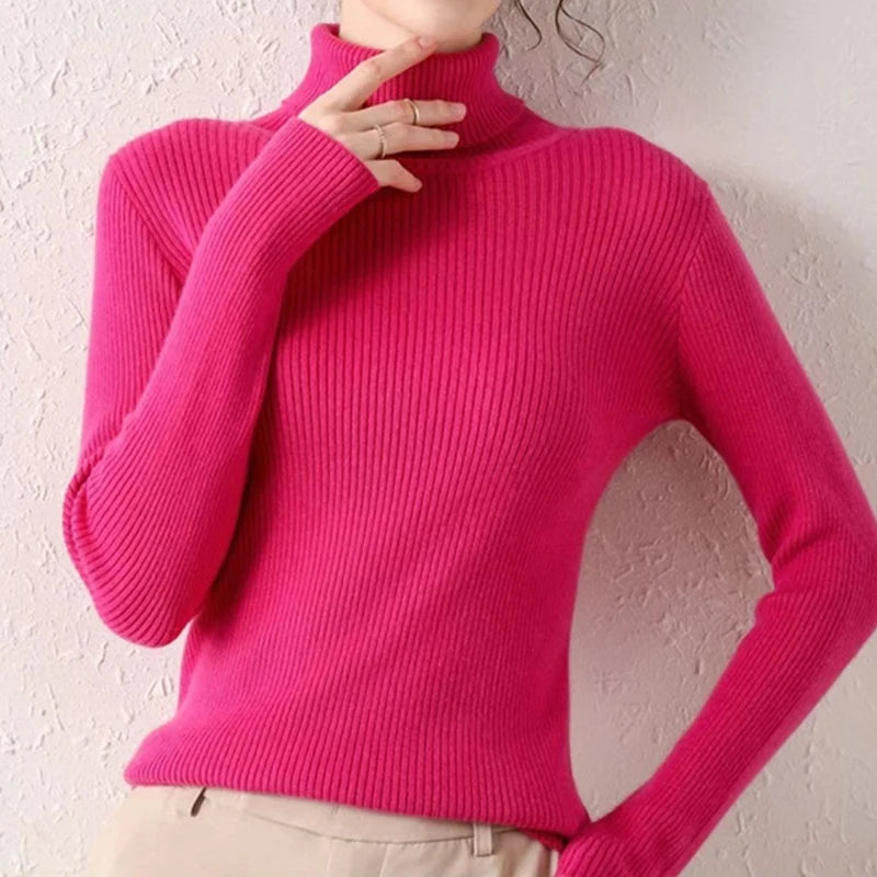 Women's Soft Turtleneck Sweater