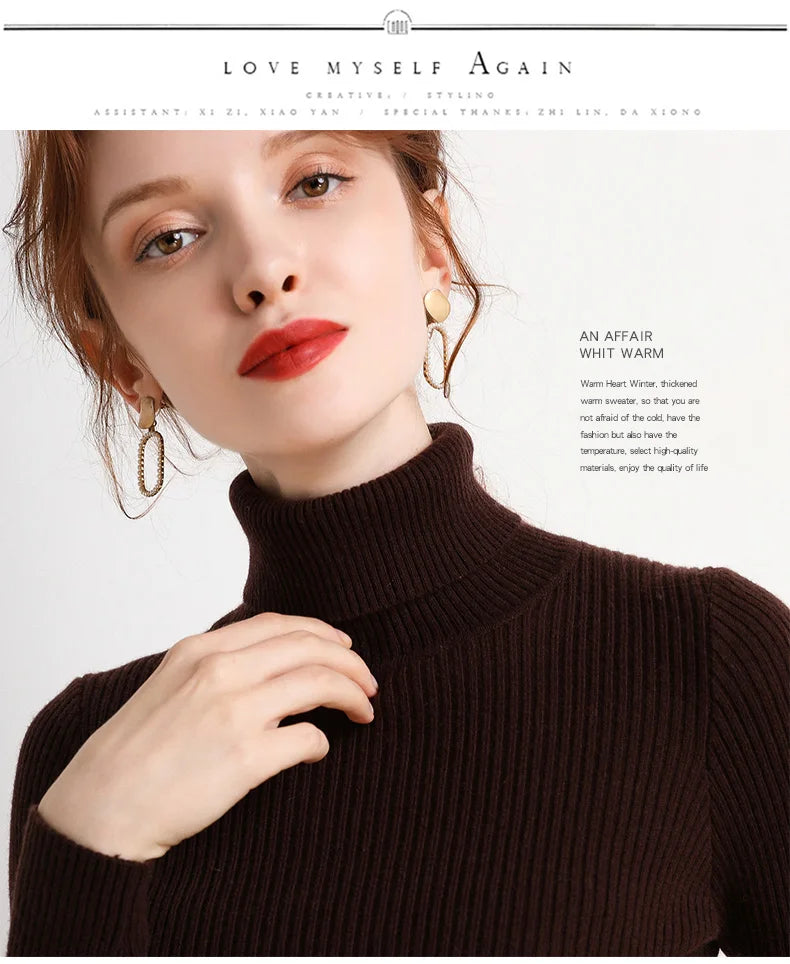Women's Soft Turtleneck Sweater