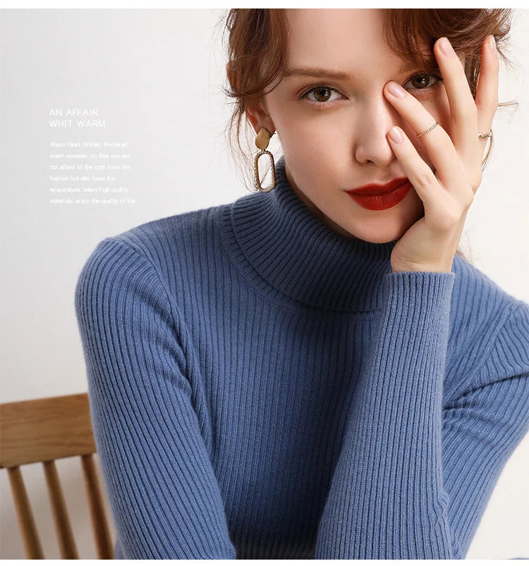 Women's Soft Turtleneck Sweater