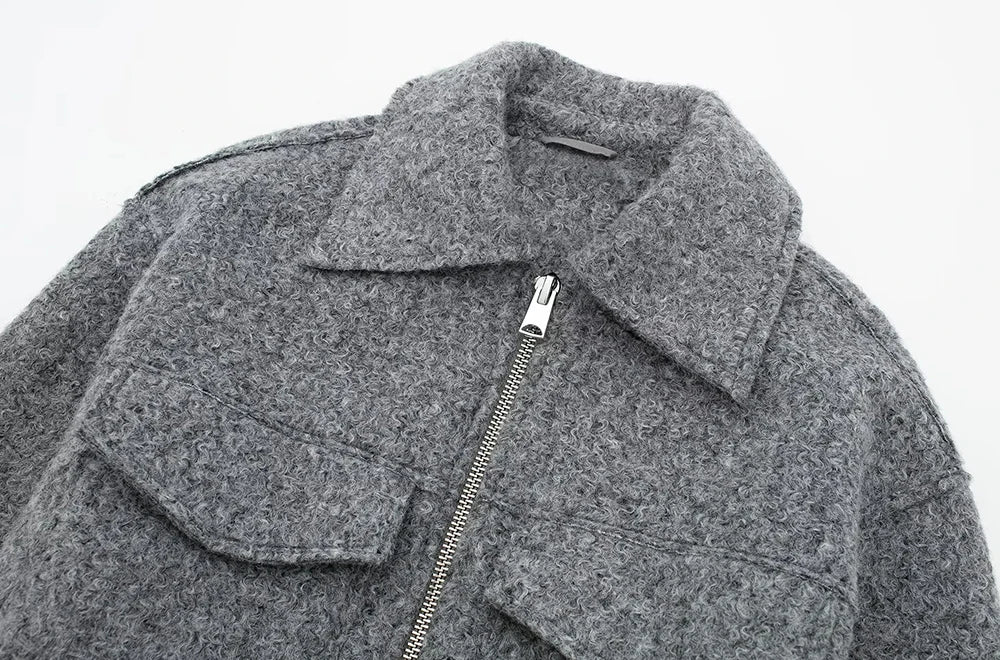 Women's Cropped Zip-Up Jacket