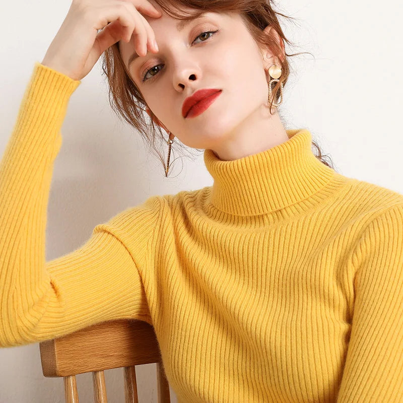Women's Soft Turtleneck Sweater