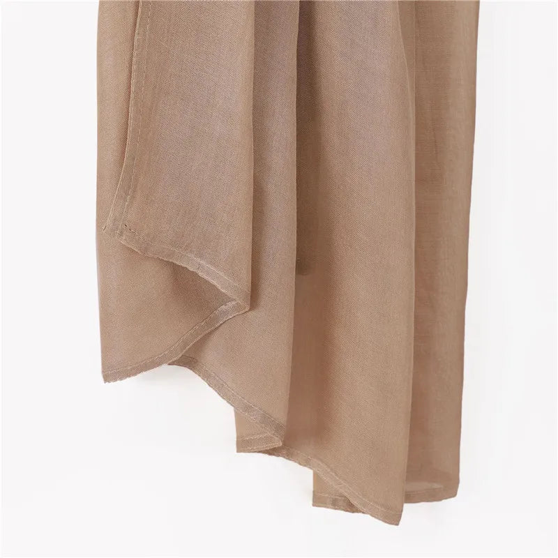 Premium Cotton-Rayon Hijab Scarf