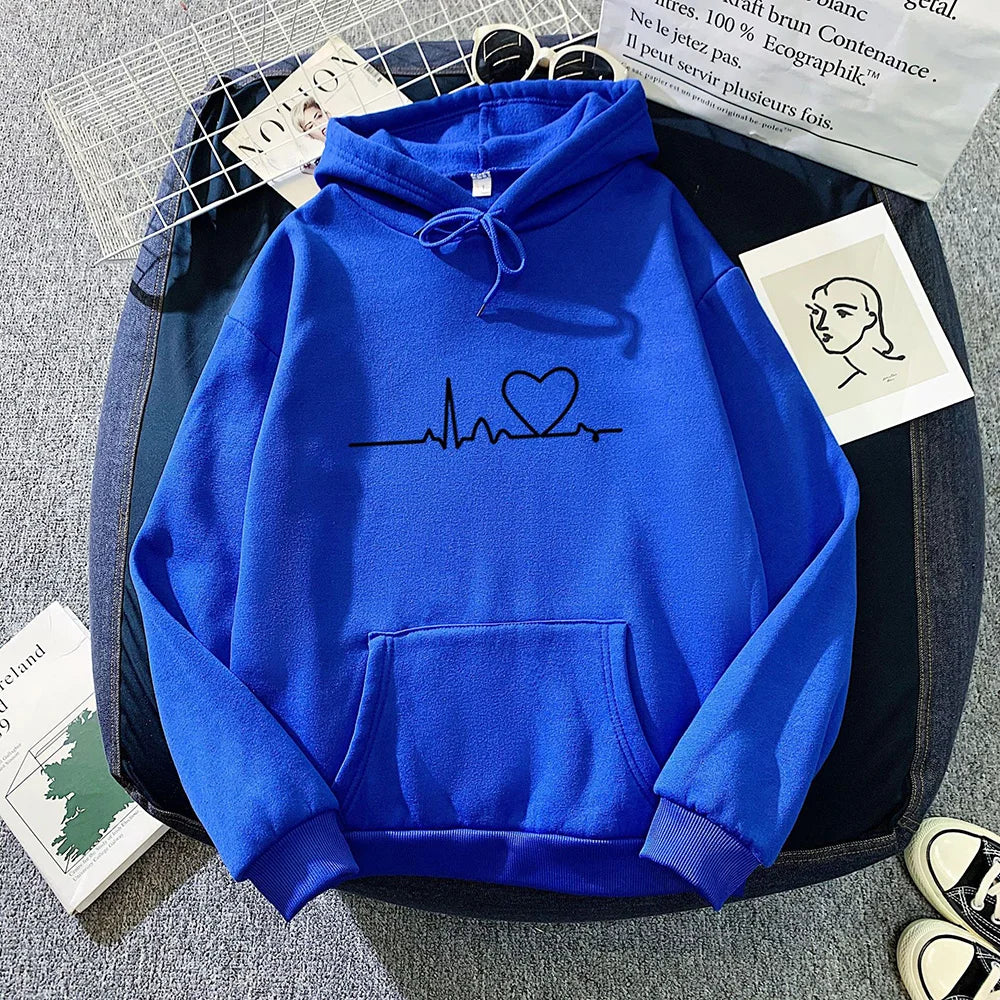 Women's Casual Letter Print Hoodie