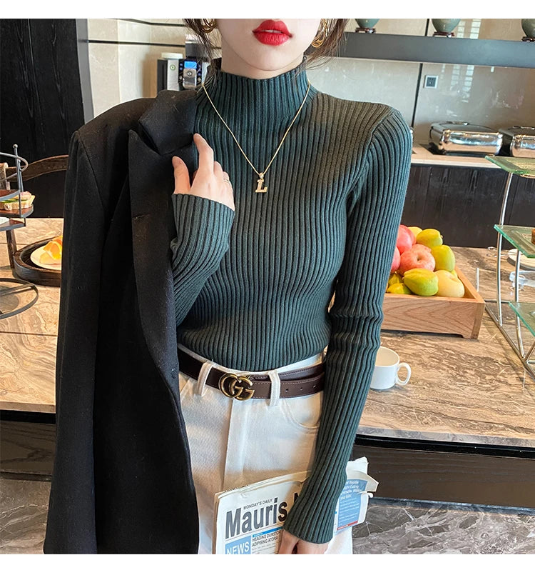 Women's Classic Turtleneck Sweater