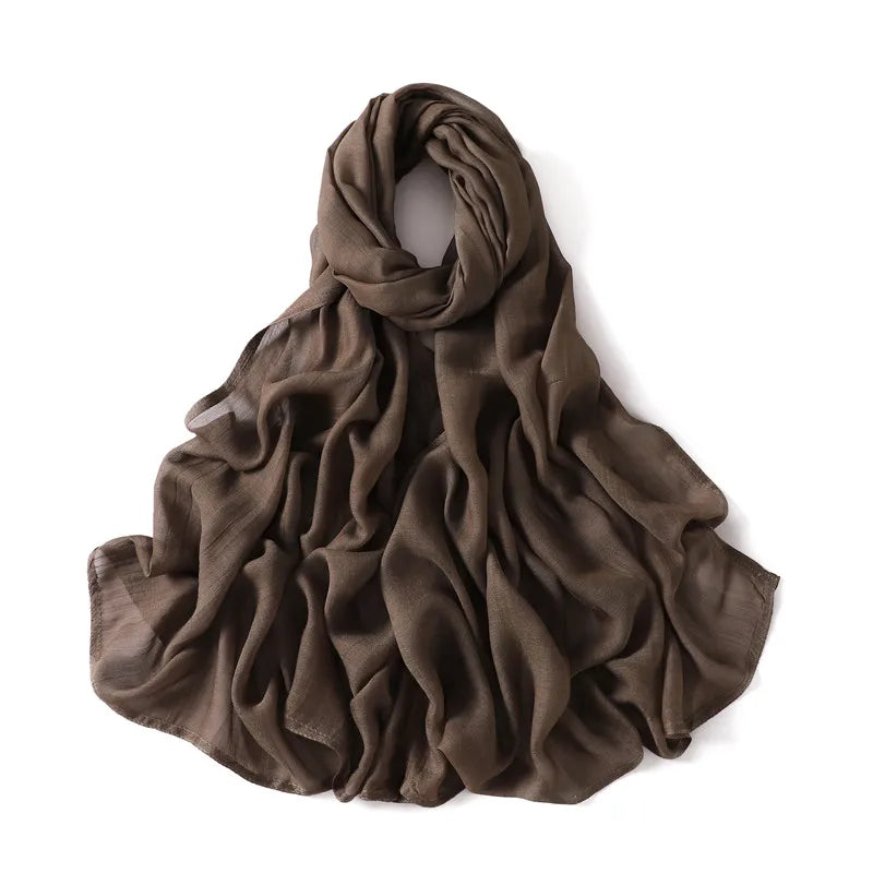 Premium Cotton-Rayon Hijab Scarf