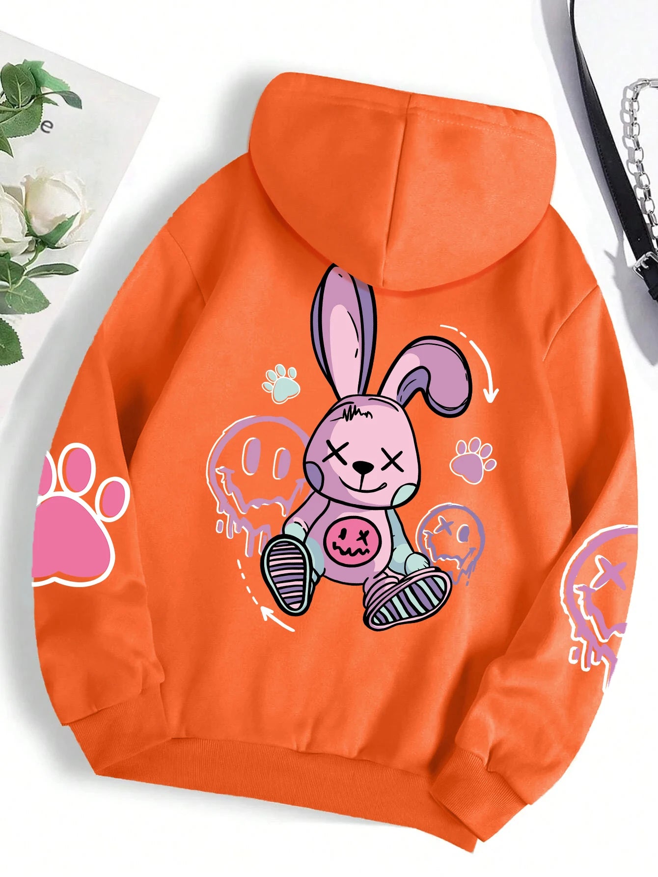 Women's Fleece-Lined Hip Hop Hoodie