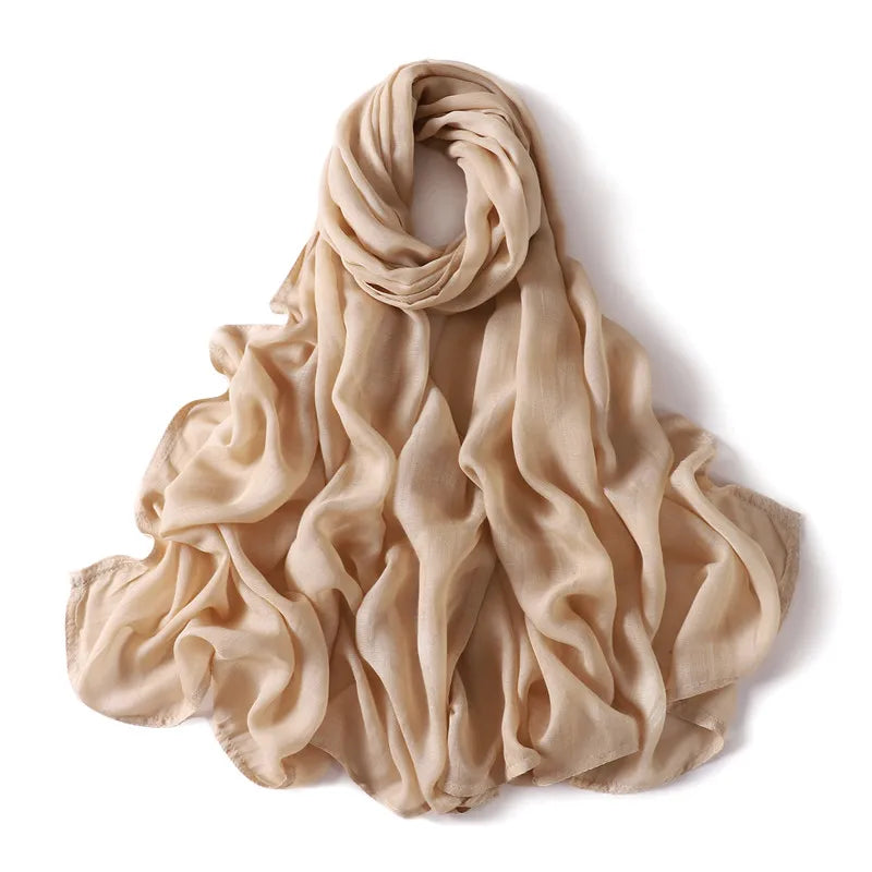 Premium Cotton-Rayon Hijab Scarf