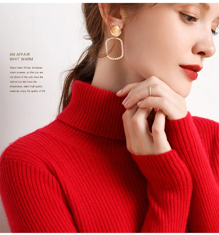 Women's Soft Turtleneck Sweater