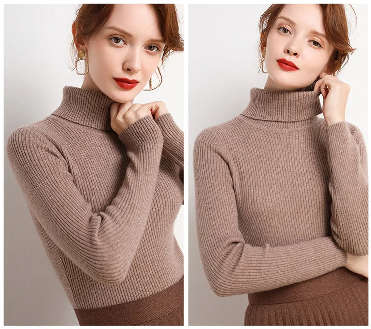 Women's Soft Turtleneck Sweater