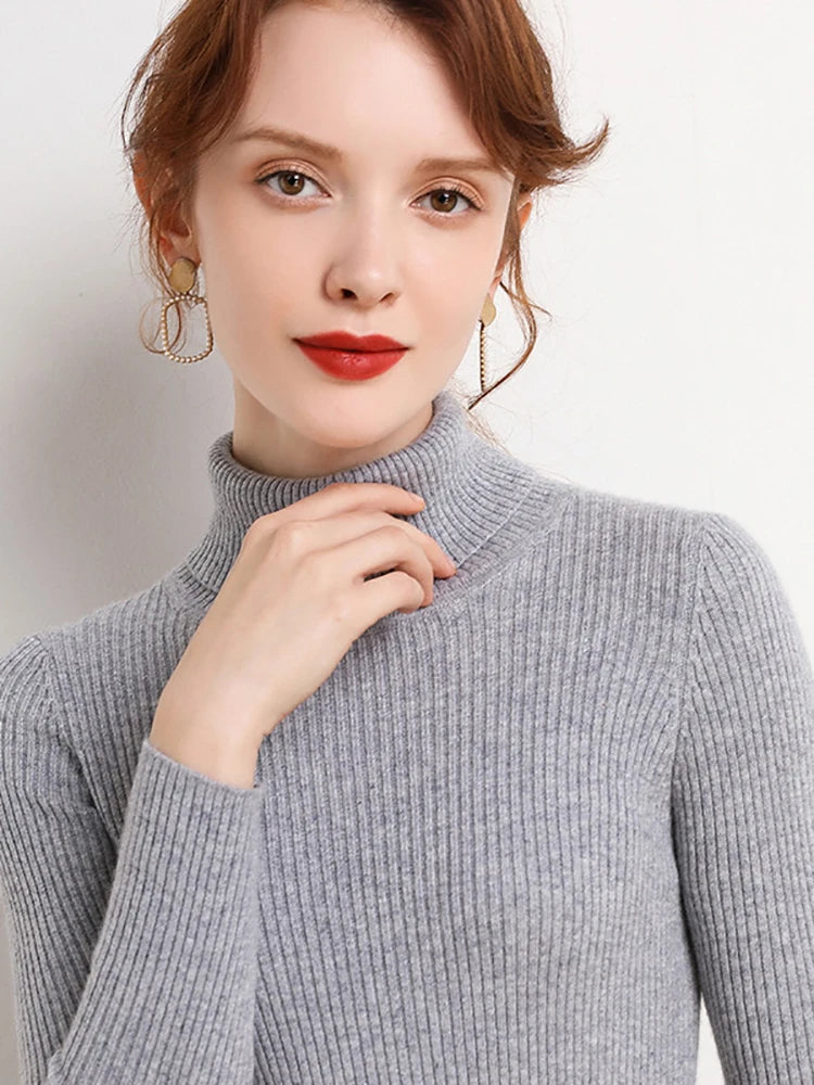 Women's Soft Turtleneck Sweater
