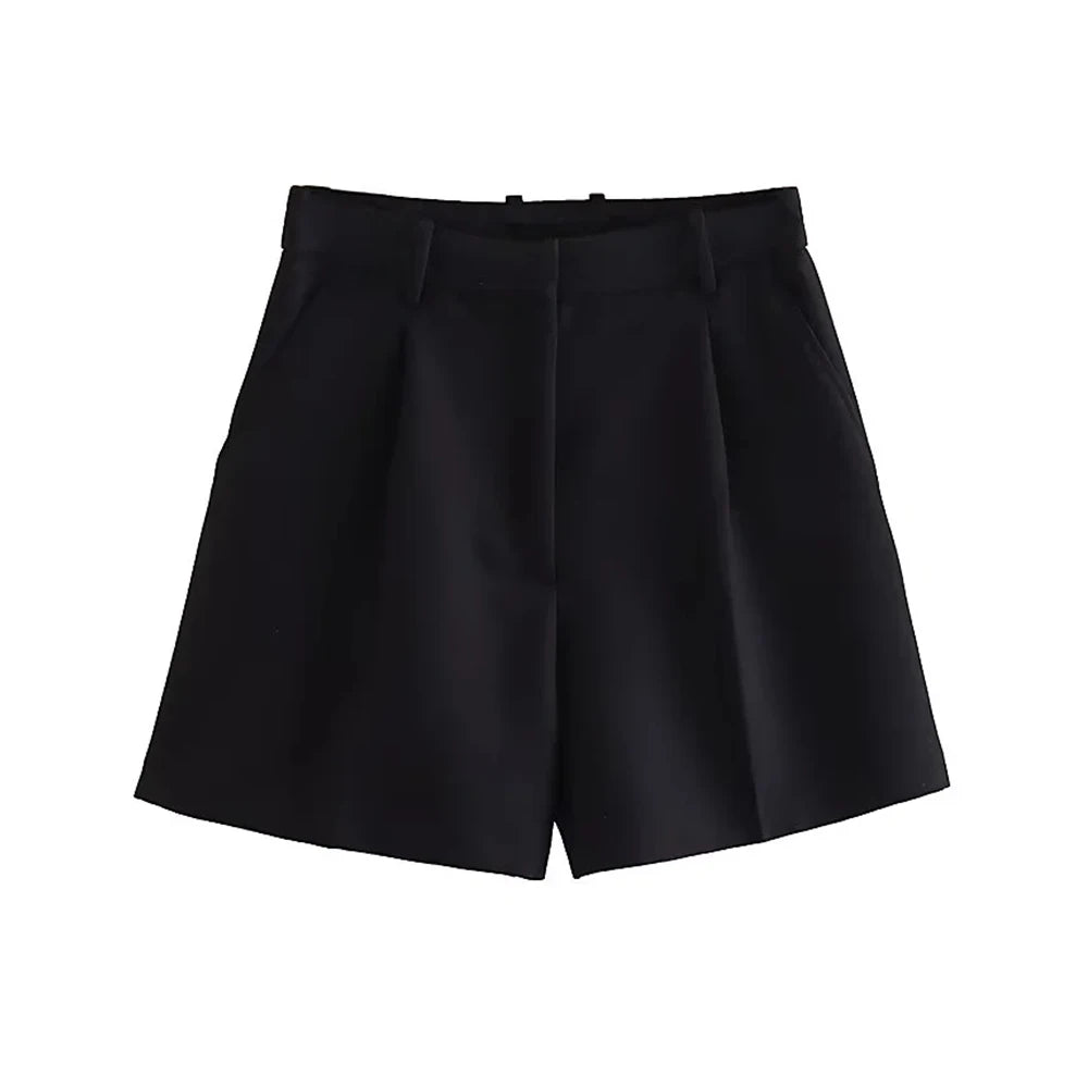 High-Waisted Bermuda Shorts for Women
