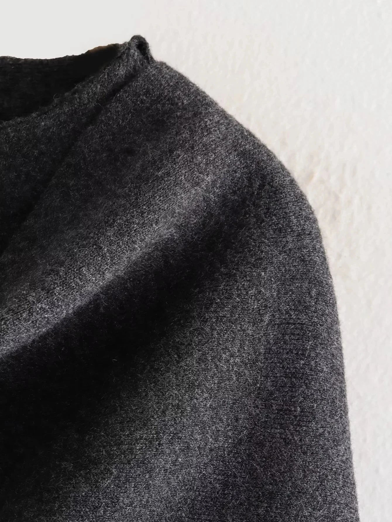 Women's Asymmetric Knit Coat