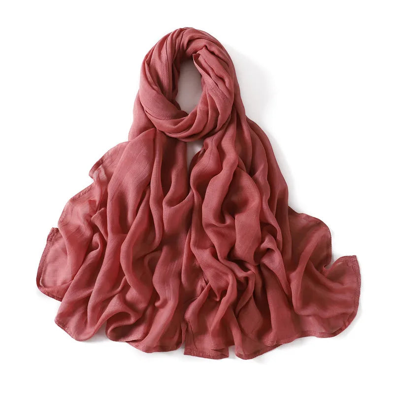 Premium Cotton-Rayon Hijab Scarf