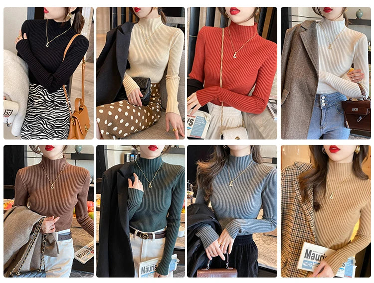 Women's Classic Turtleneck Sweater