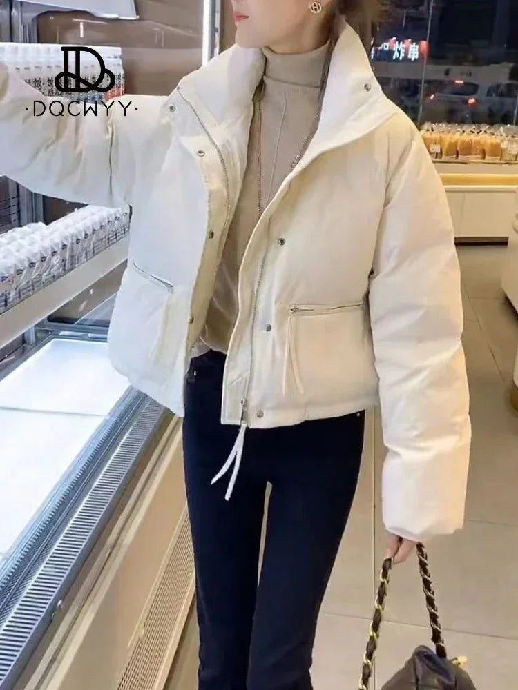 Women's Cotton-Filled Stand Collar Jacket