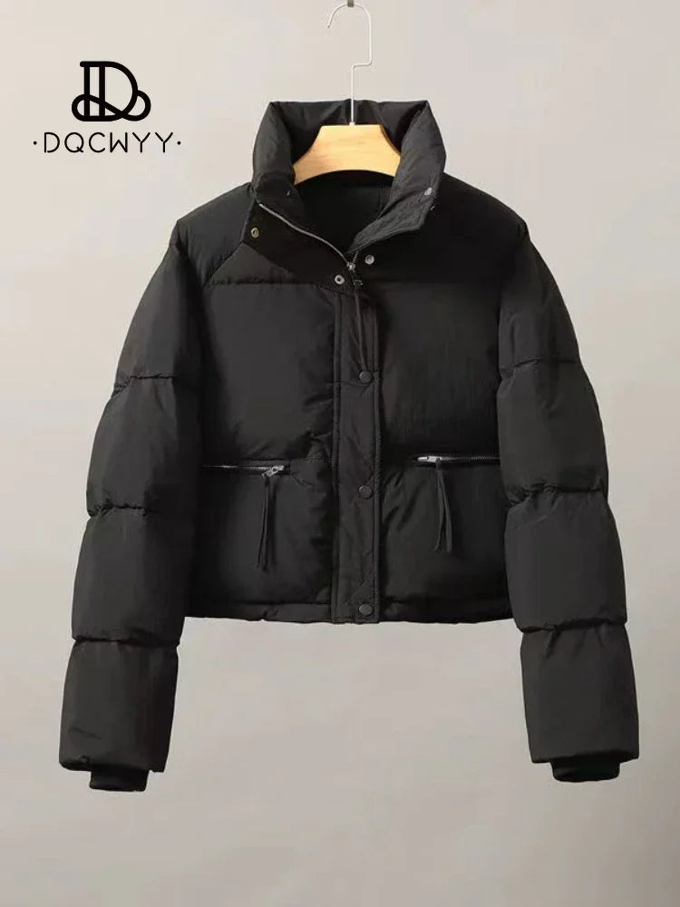 Women's Cotton-Filled Stand Collar Jacket