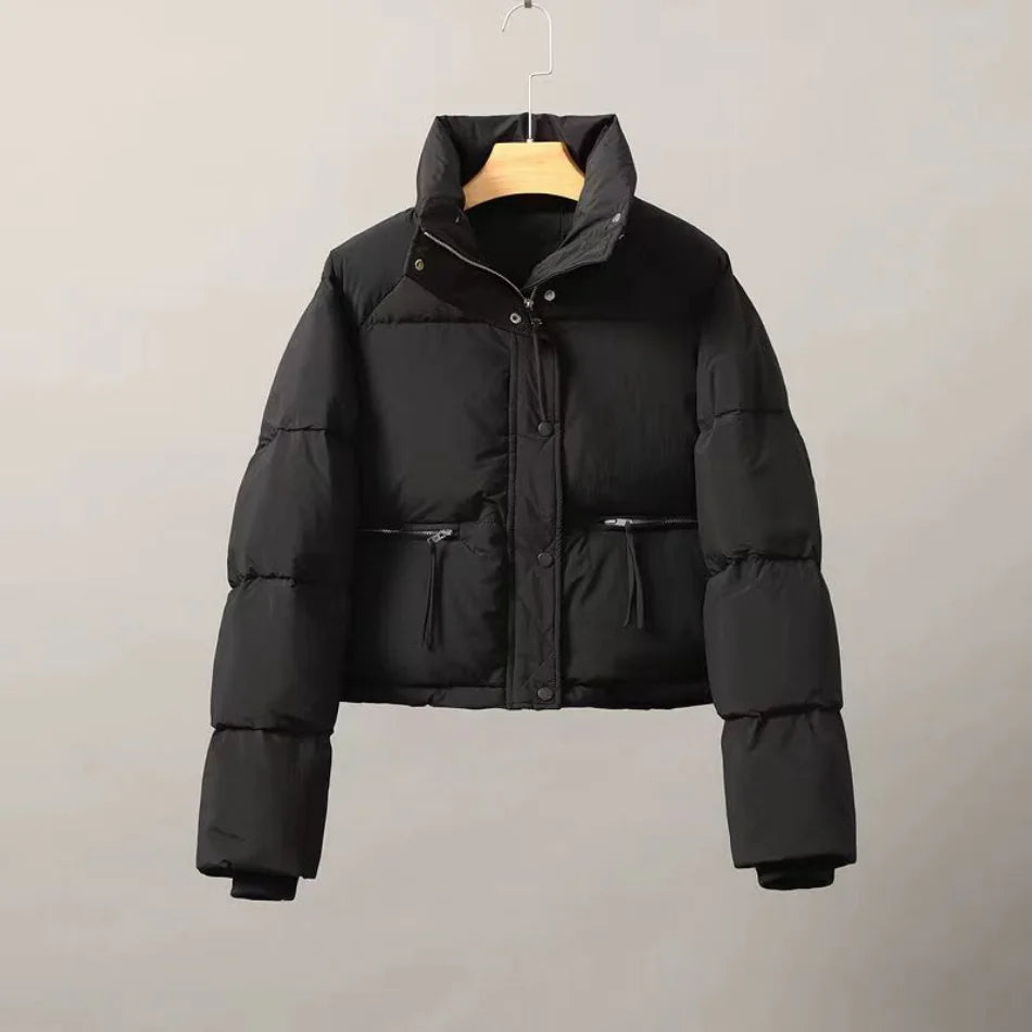 Women's Cotton-Filled Stand Collar Jacket