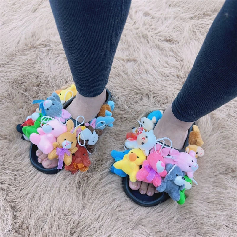 Cozy Women's Teddy Bear Slippers