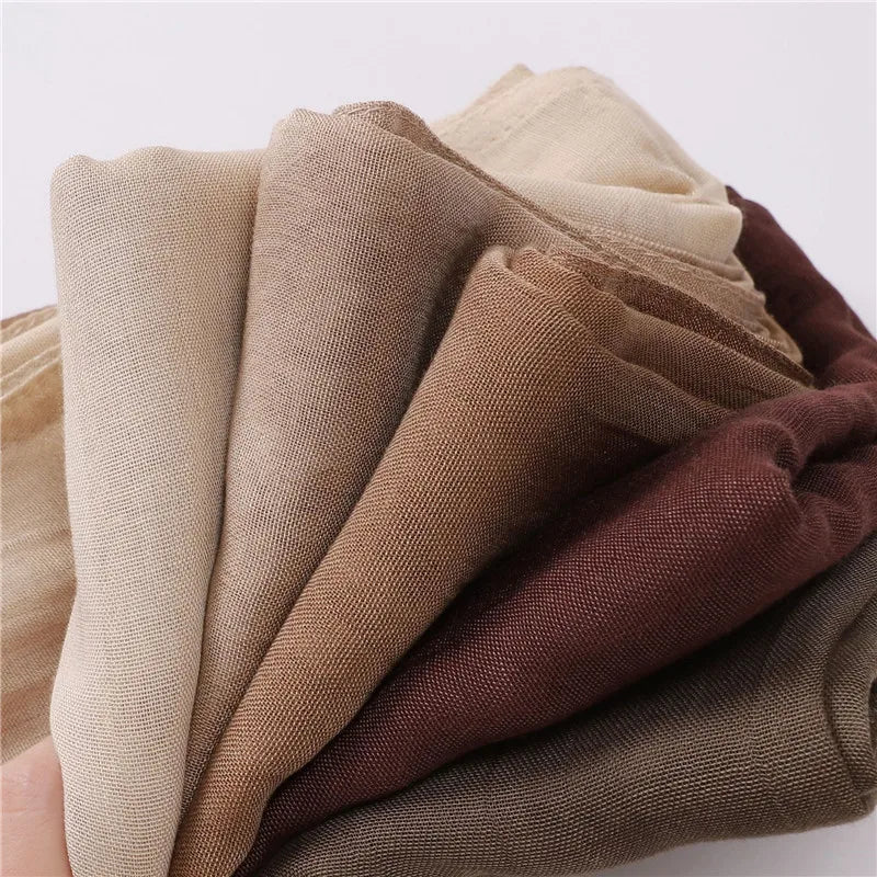 Premium Cotton-Rayon Hijab Scarf