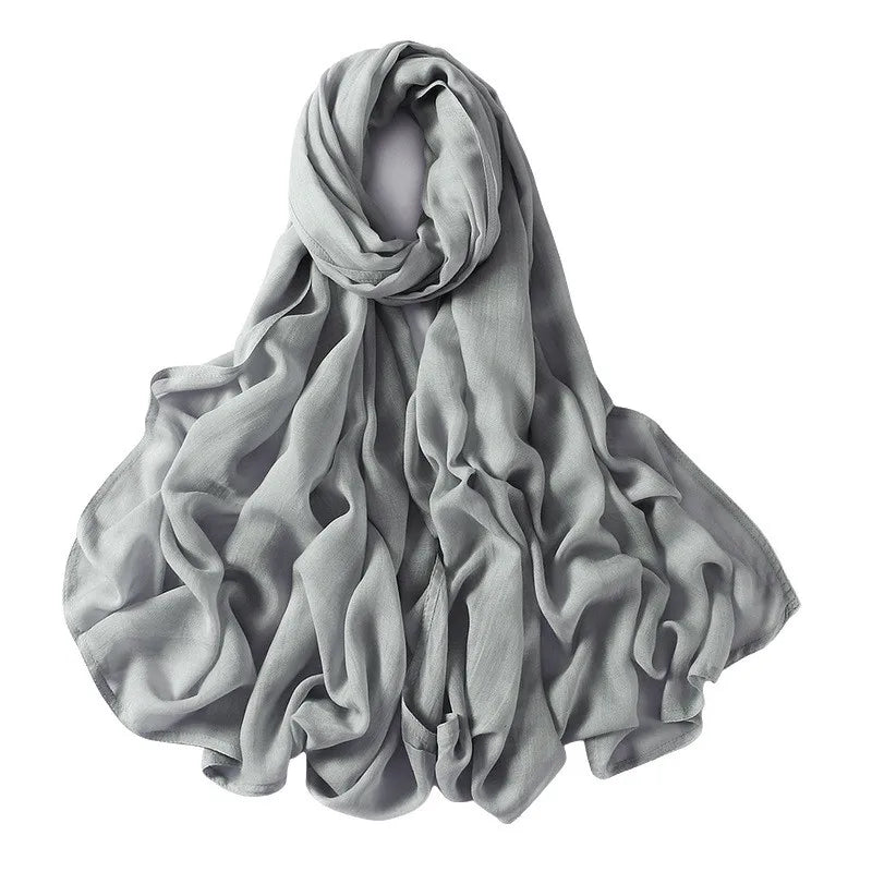 Premium Cotton-Rayon Hijab Scarf