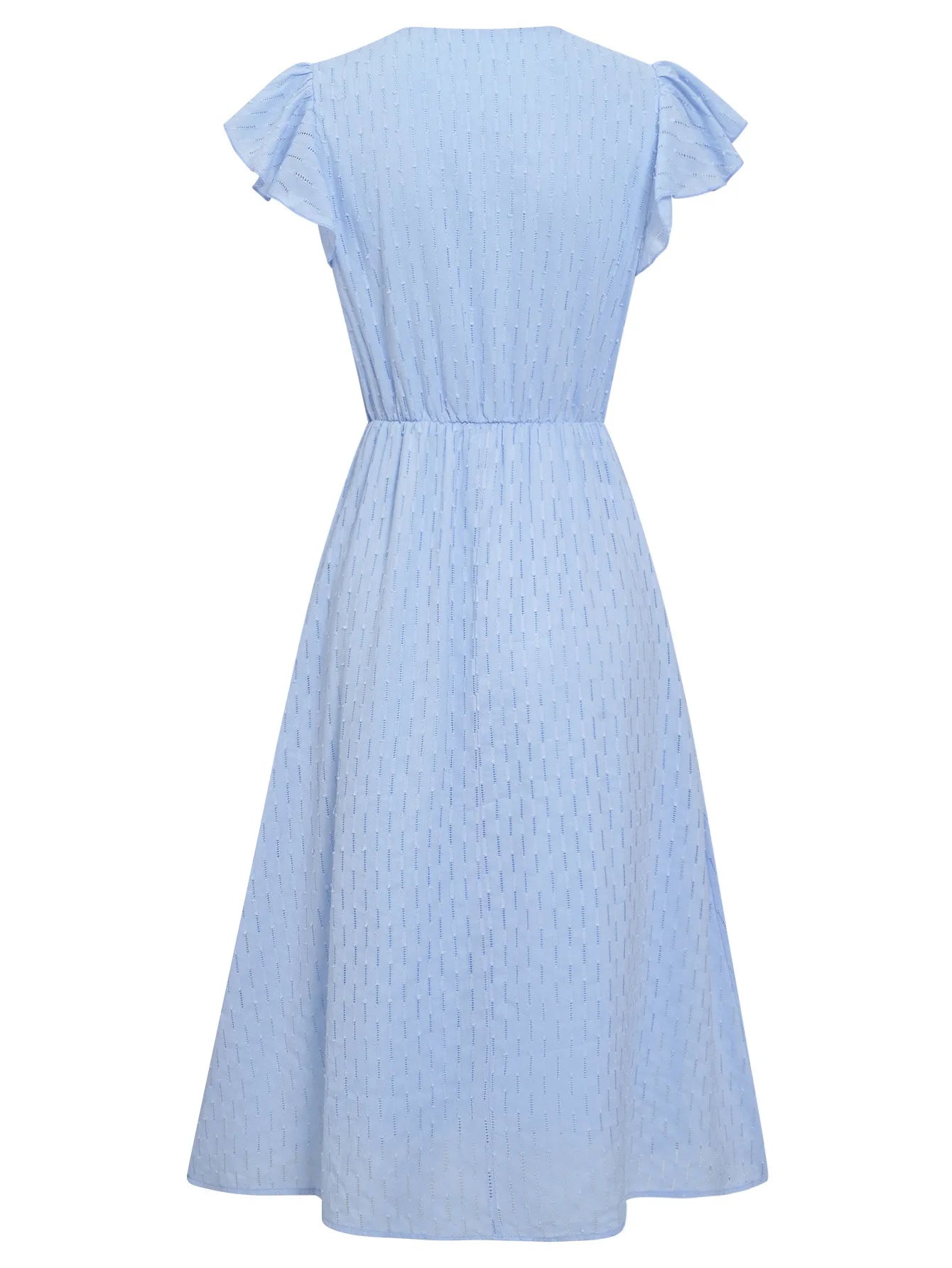 V-neck High Waist Fresh Wind High Street Dress