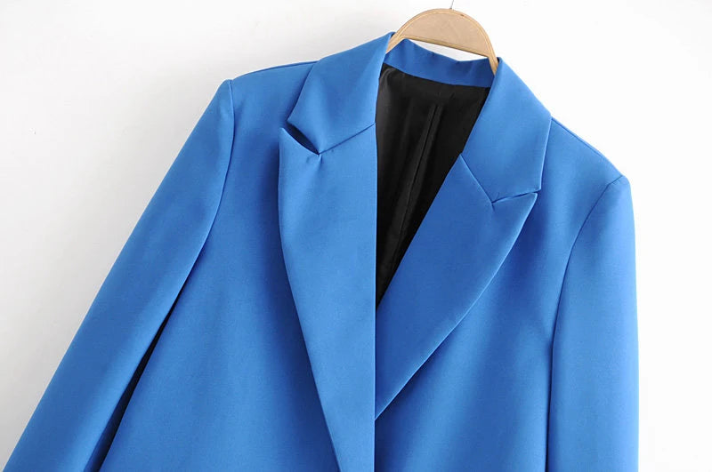 Classic Double-Breasted Women's Blazer