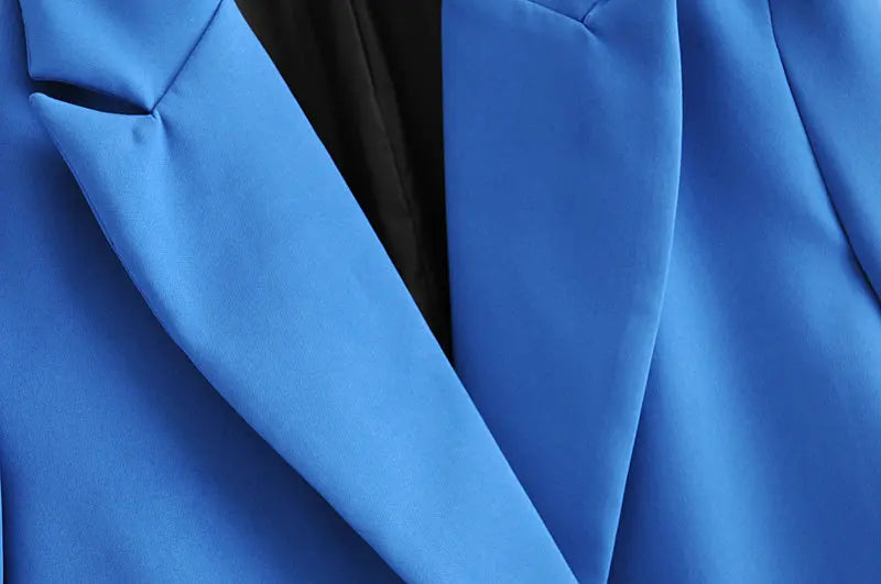 Classic Double-Breasted Women's Blazer