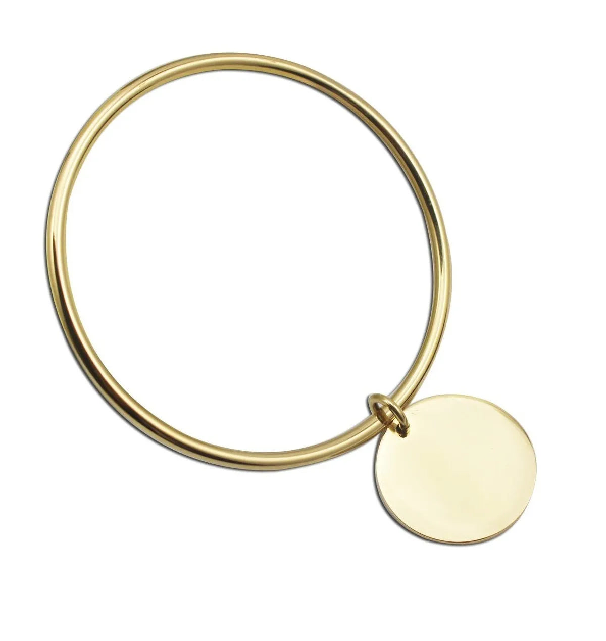 Personalized Stainless Steel Bangle Bracelet