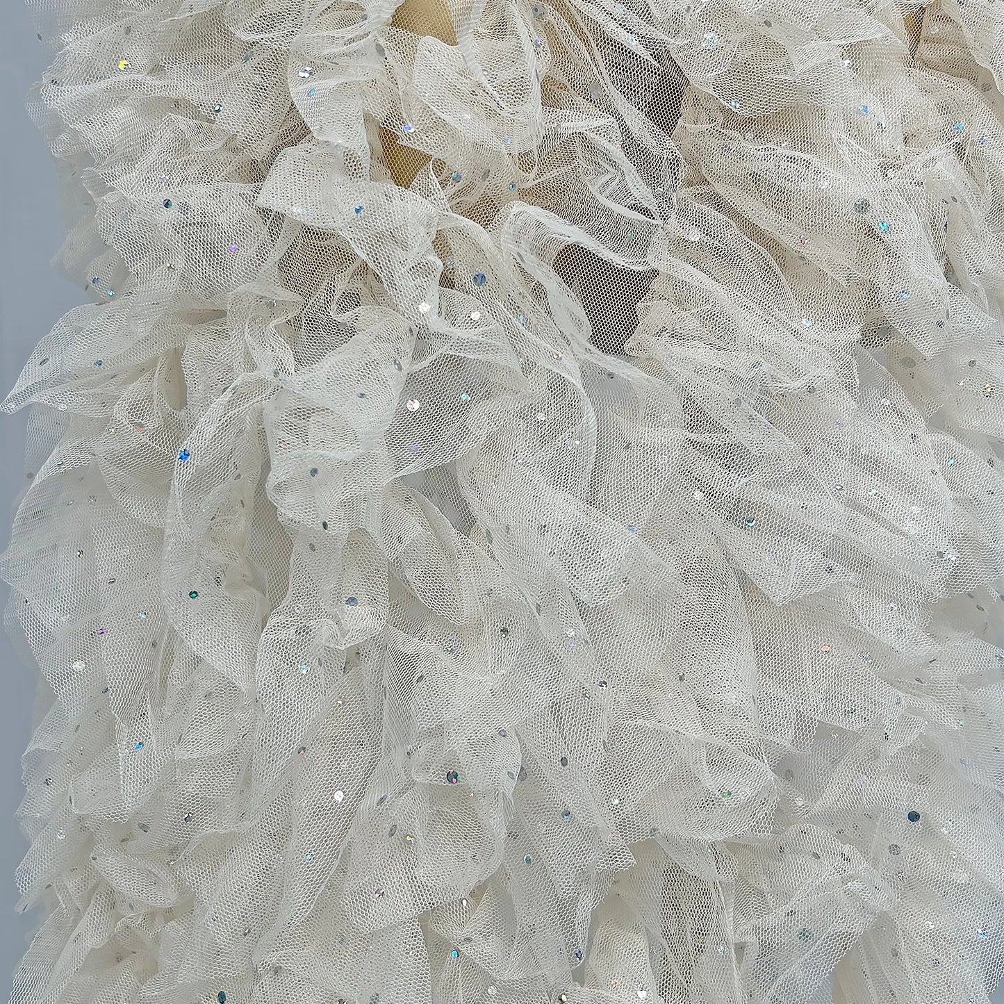 Elegant White Mermaid Evening Gown
