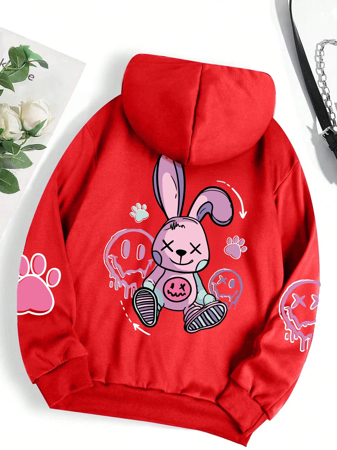 Women's Fleece-Lined Hip Hop Hoodie