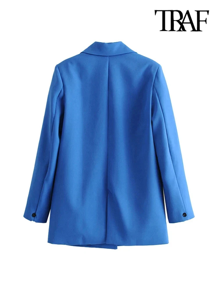 Classic Double-Breasted Women's Blazer