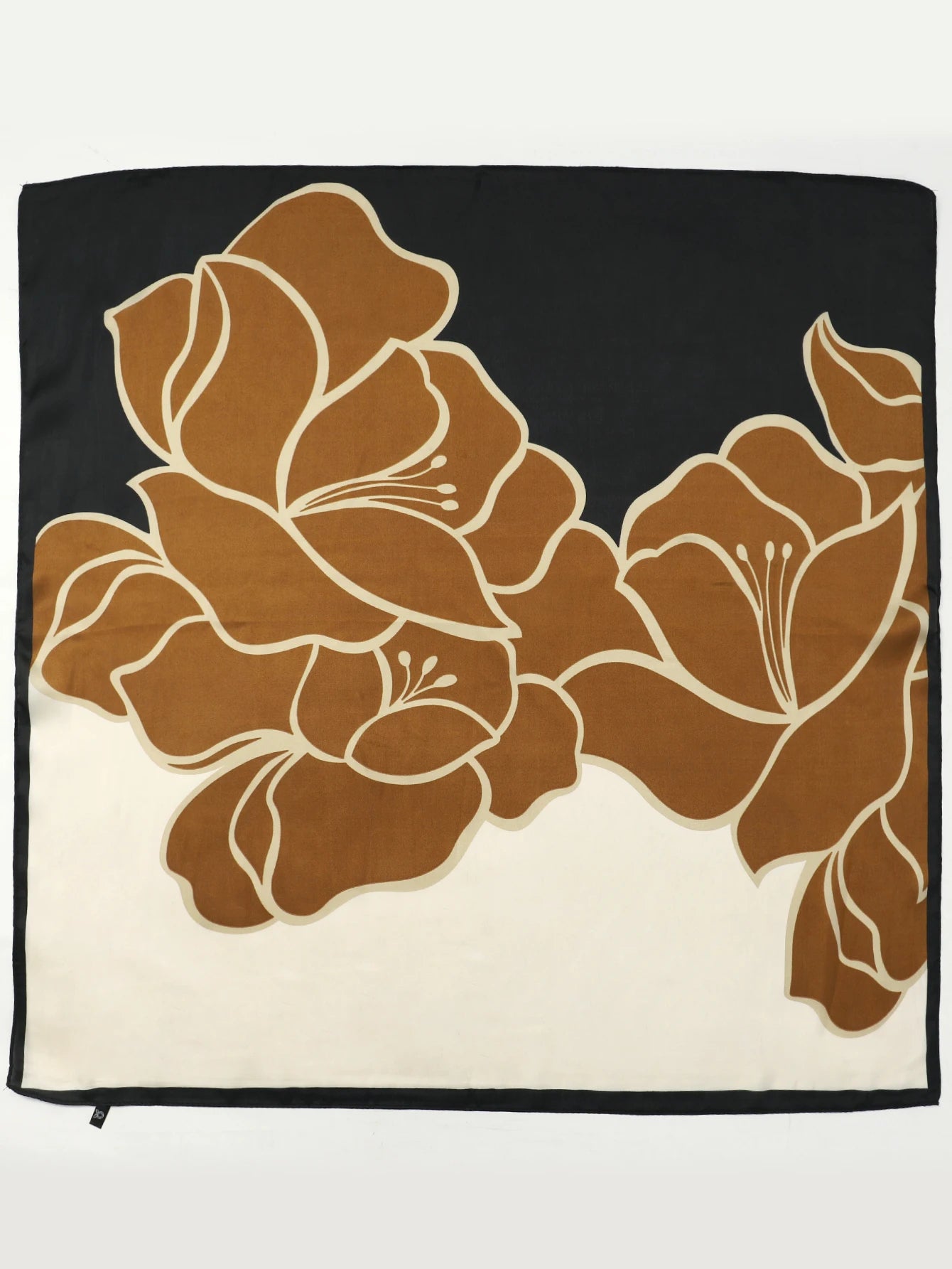 RUNMEIFA Luxury Silk Square Scarf