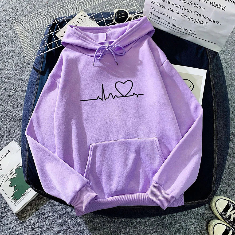 Women's Casual Letter Print Hoodie