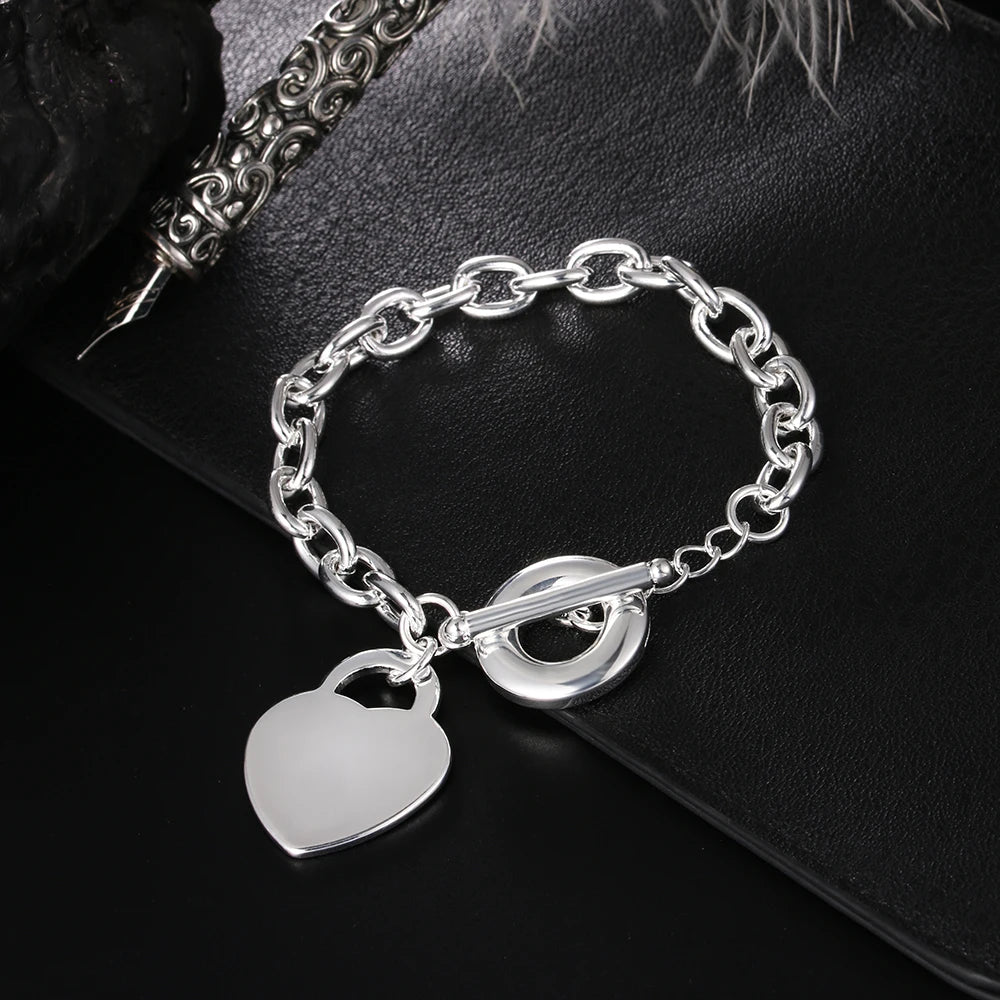 Handcrafted 925 Sterling Silver Twisted Rope Bracelet