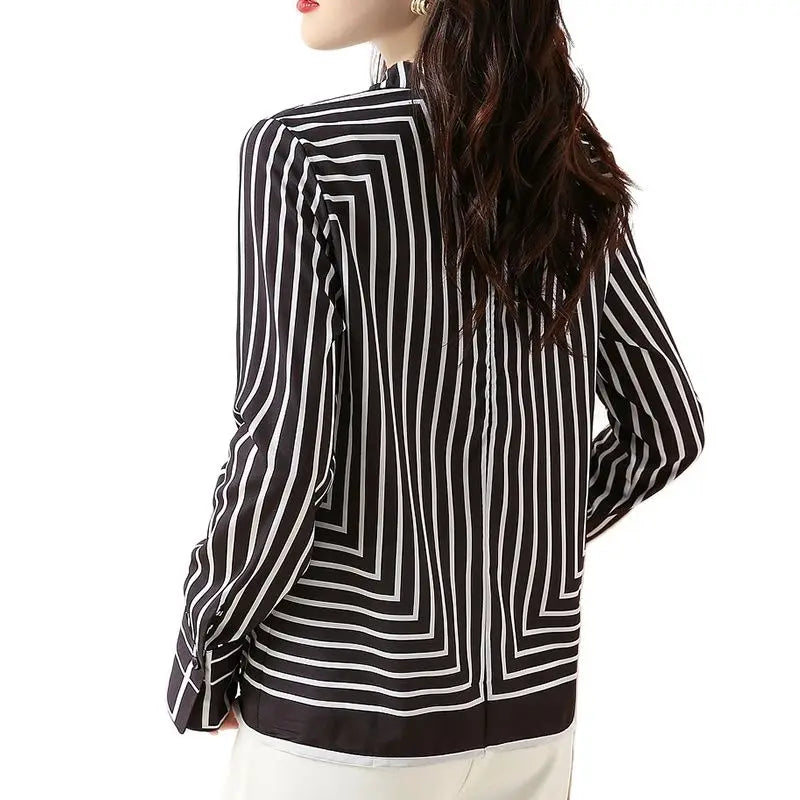 Vintage Fashion Slim Long Sleeve Tops