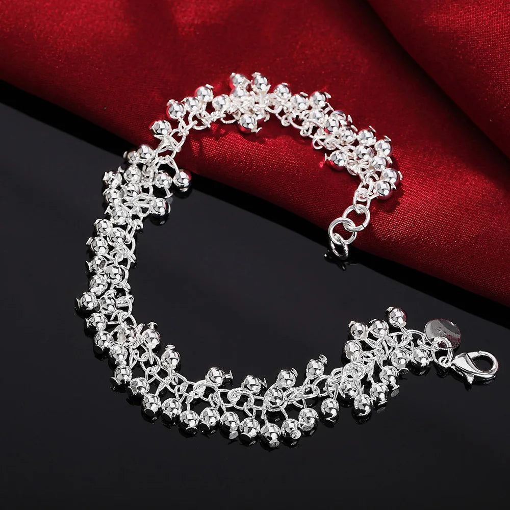 Handcrafted 925 Sterling Silver Twisted Rope Bracelet