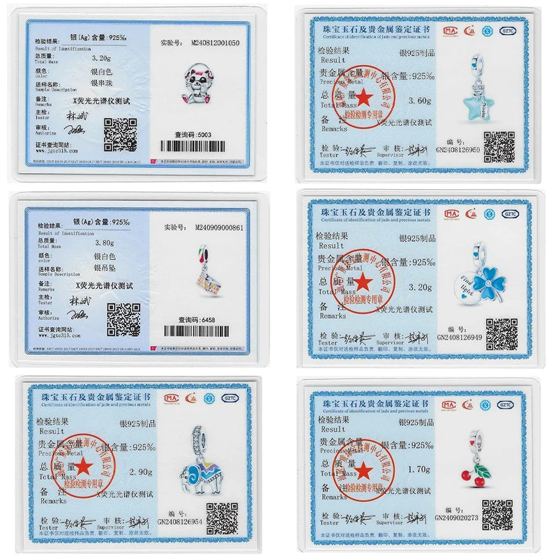 925 Sterling Silver Ocean Charm Collection