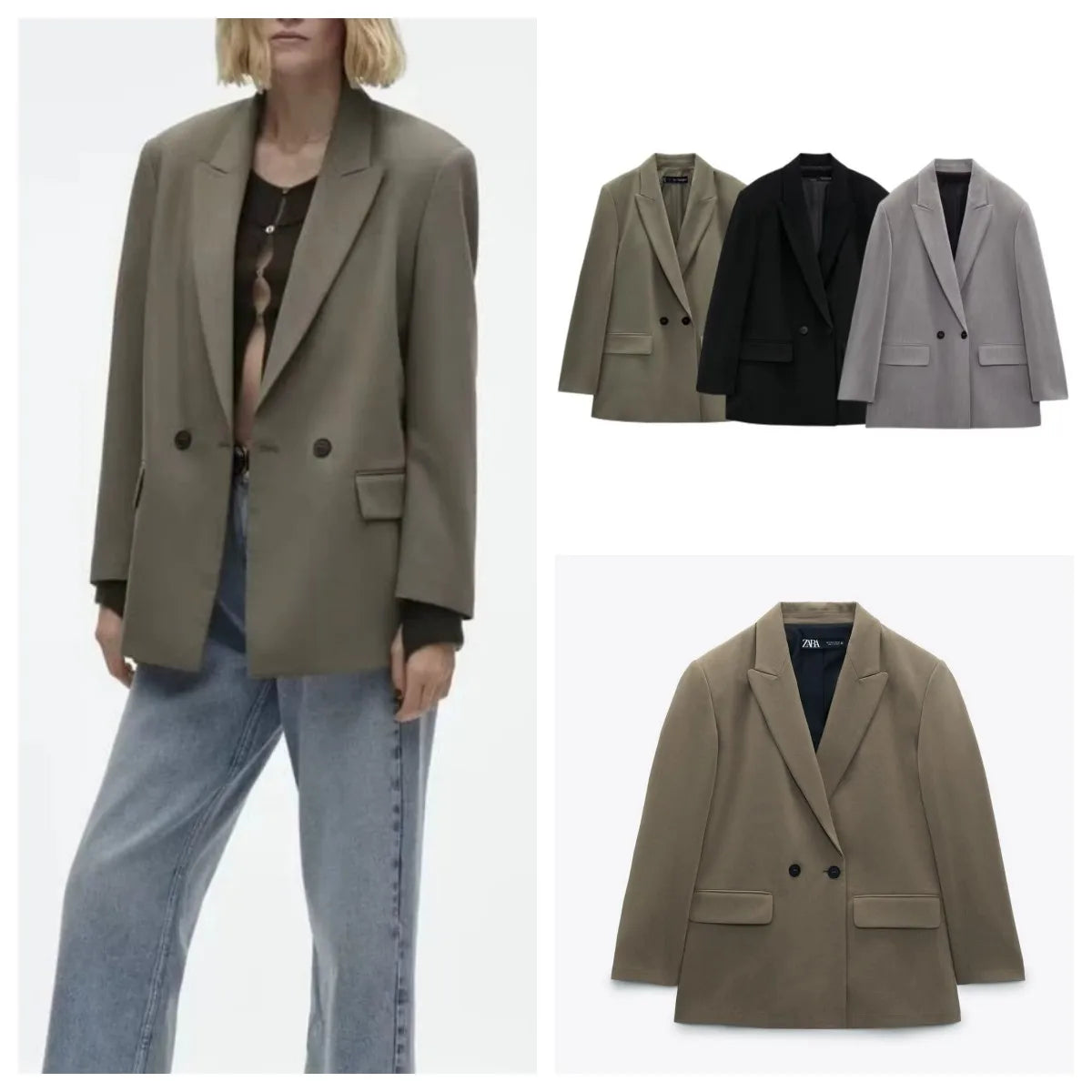 Women's Double-Breasted Blazer