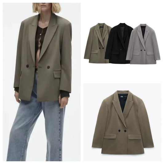 Women's Double-Breasted Blazer