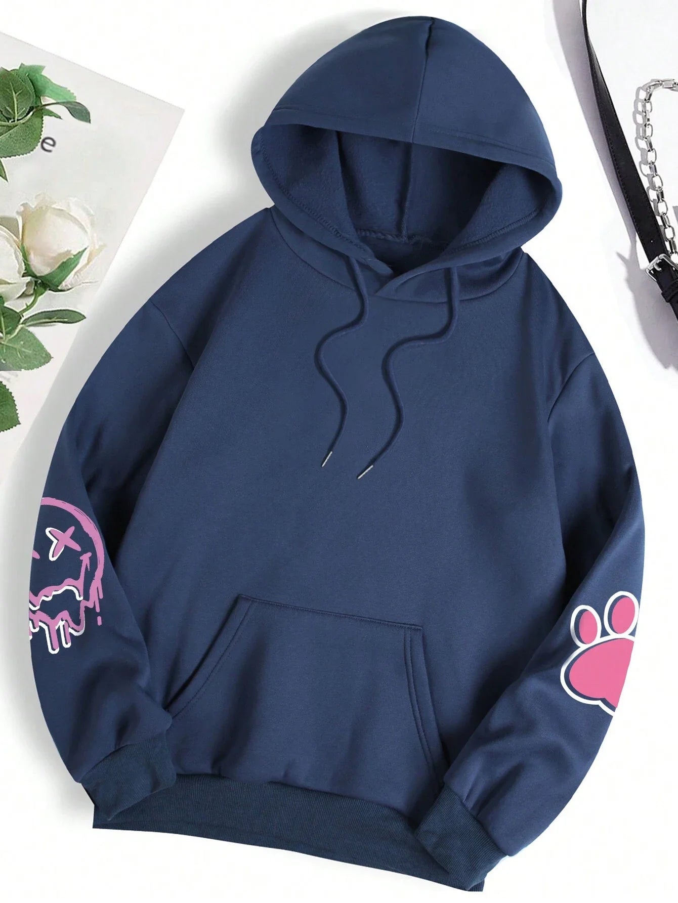 Women's Fleece-Lined Hip Hop Hoodie