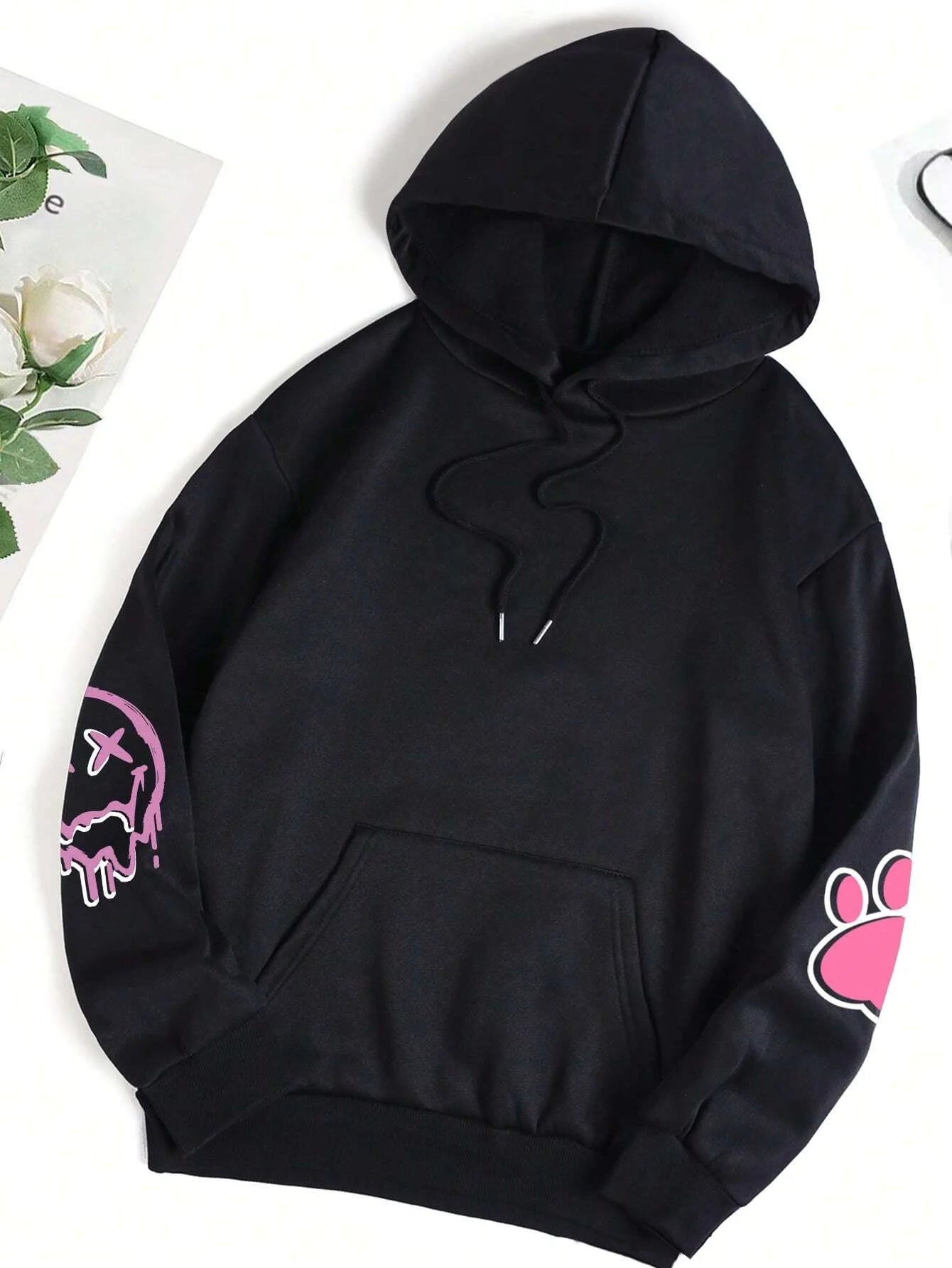 Women's Fleece-Lined Hip Hop Hoodie
