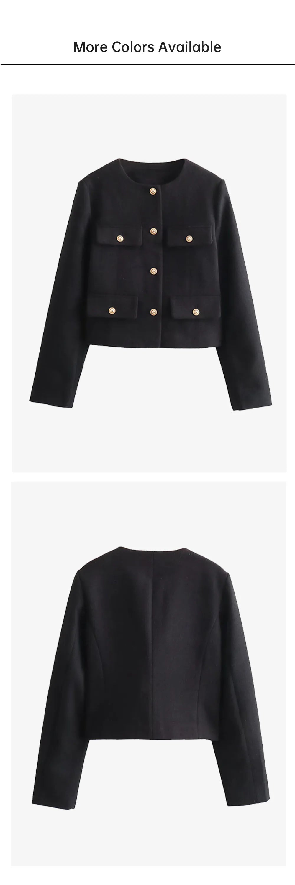 Women's Classic O-Neck Blazer