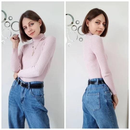 Women's Soft Turtleneck Sweater