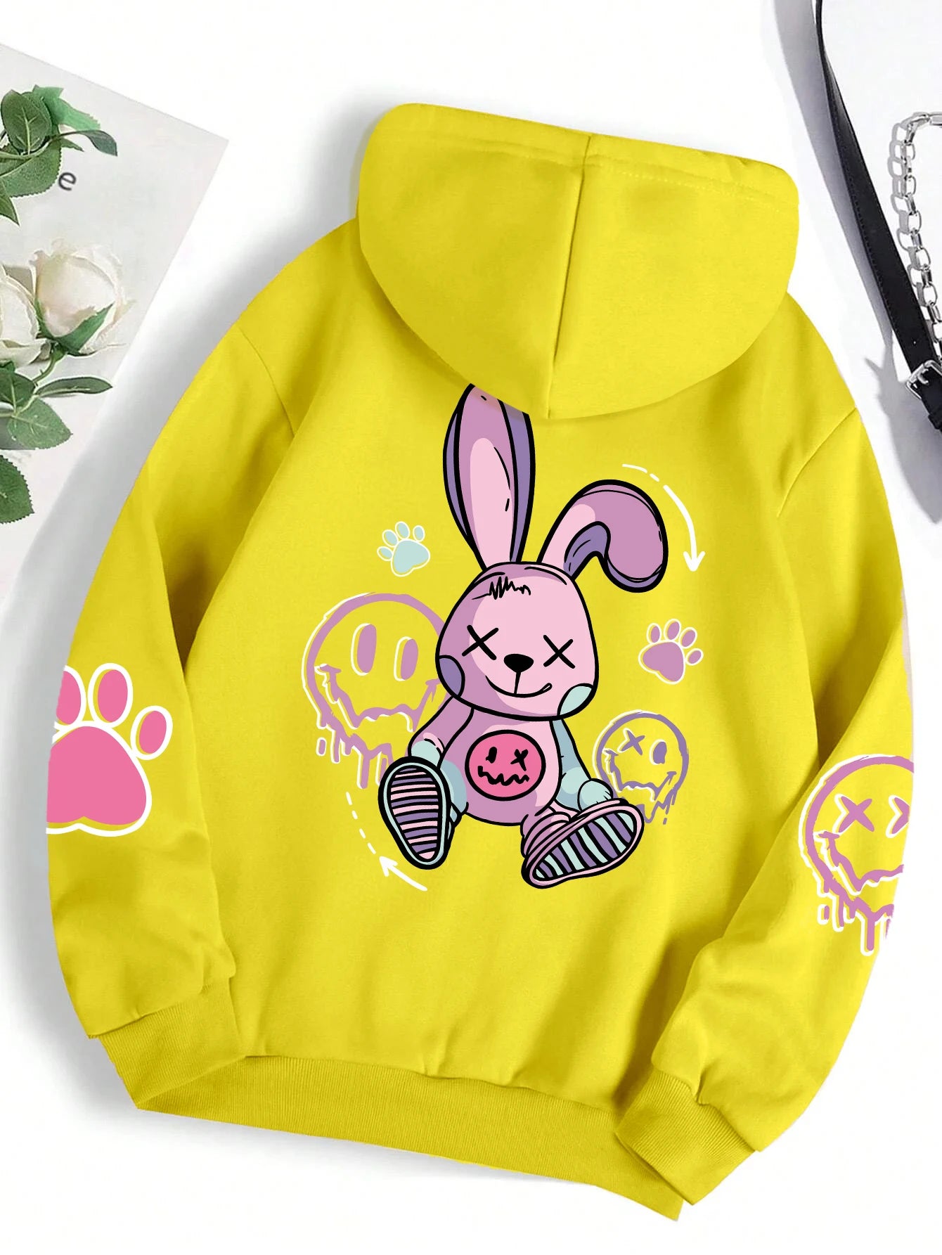 Women's Fleece-Lined Hip Hop Hoodie