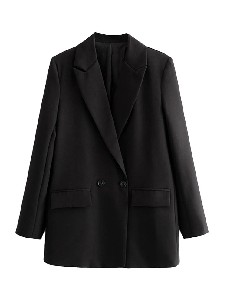 Classic Double-Breasted Women's Blazer