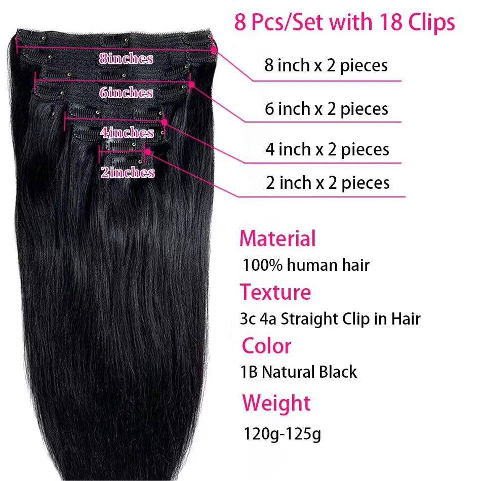 Premium 120g Remy Human Hair Extensions