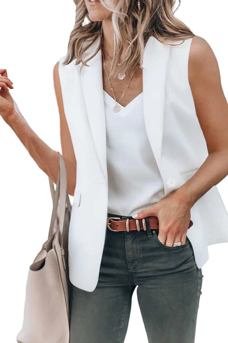 Women's Classic Sleeveless Blazer