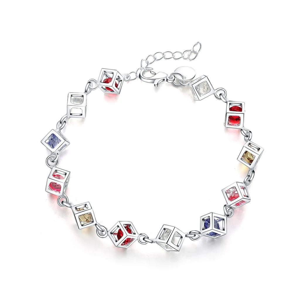 Handcrafted 925 Sterling Silver Twisted Rope Bracelet
