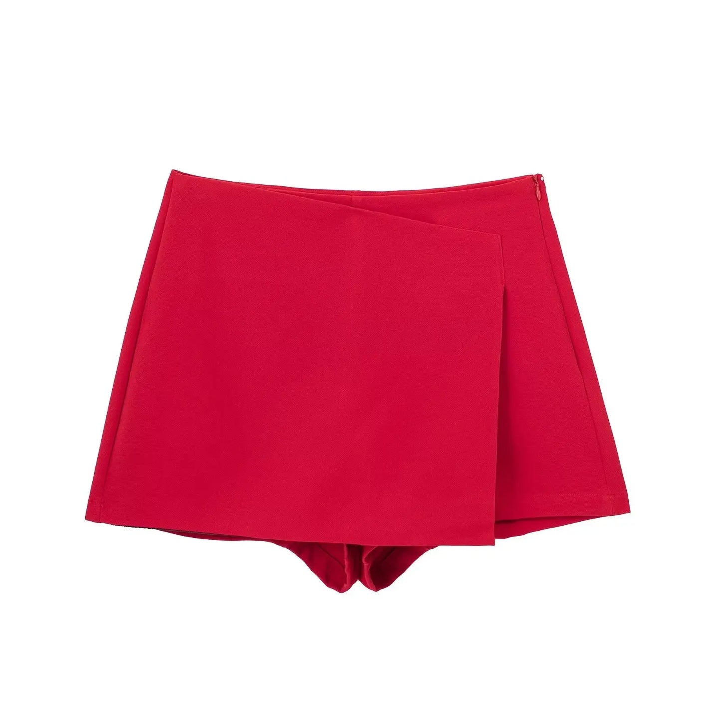 Willshela High-Waisted Asymmetrical Shorts Skort
