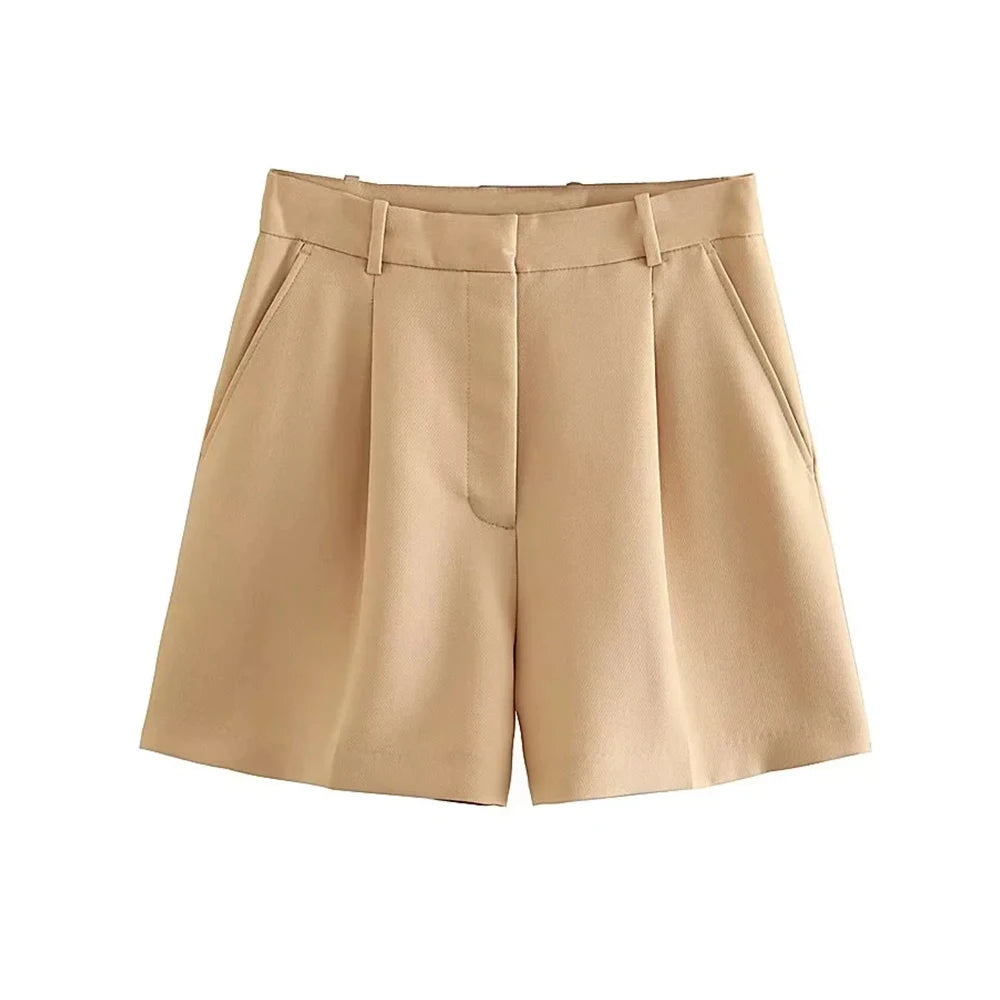 High-Waisted Bermuda Shorts for Women
